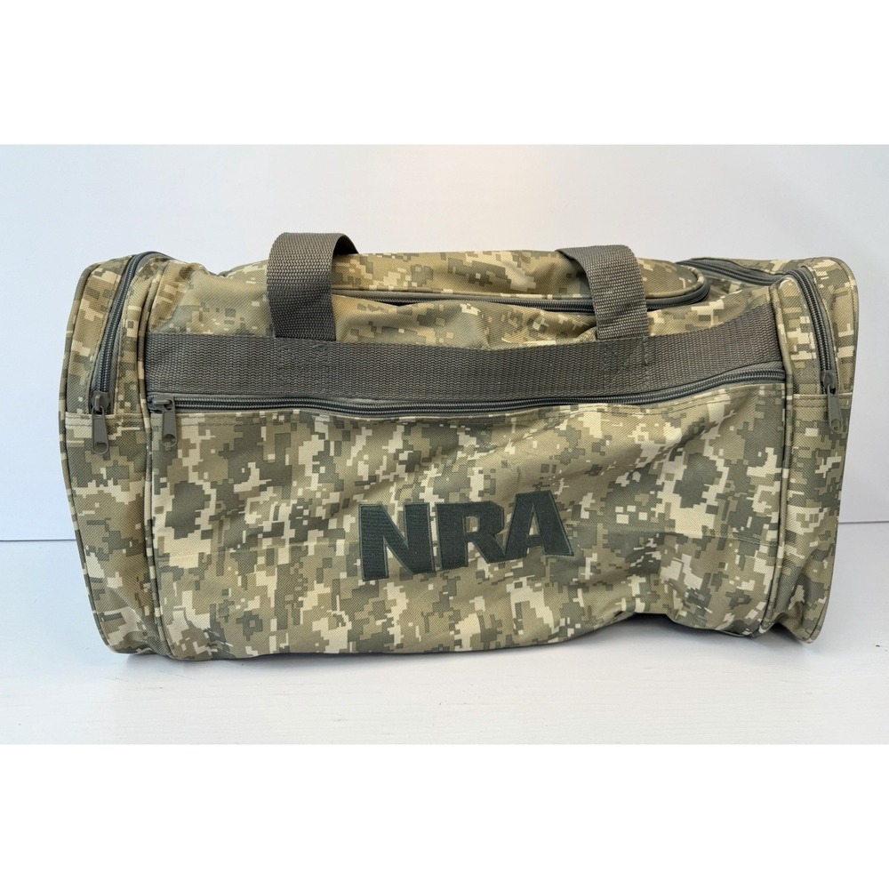 NRA Digital Camo Duffel Bag National Rifle Association Tactical Range Gym Travel